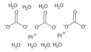 Praseodymium Carbonate Chemical Structure